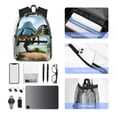 thumbnail image 4 of Easygdp Lake Forest Dinosaur A Mochila Casual para Portátil, Mochila para Escuela, Viajes, Negocios, 4 of 6