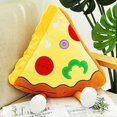 thumbnail image 2 of SBSGV - Peluche de pan de pizza, divertida almohada de peluche de comida, bonito peluche de comida, decoración de habitación, regalo de cumpleaños para niños y niñas (pizza), 11 pulgadas, 2 of 3