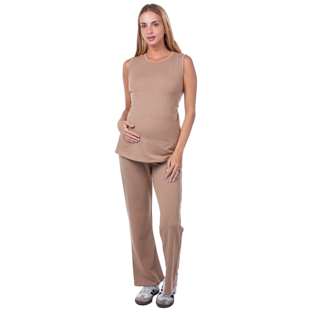 Conjunto de Maternidad Casual algodón Cómoda Almacenes Mario Color Rosa Talla Unitalla