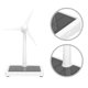 thumbnail image 3 of Modelo de turbina eólica de escritorio DIY, molinos de viento solares giratorios, juguete ensamblado, 3 of 7