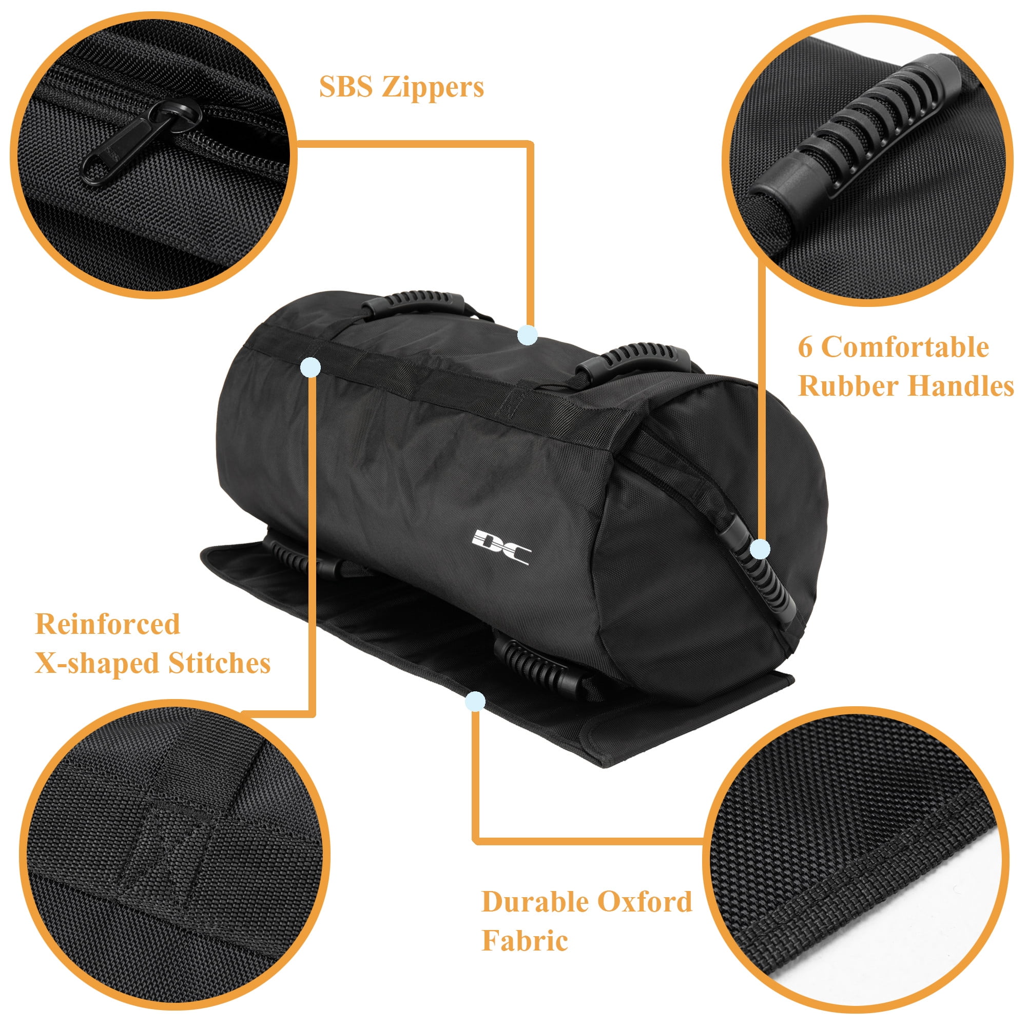 Buy ELLSWOS Workout Sandbags for Fitness, Heavy Duty Weight Sandbag