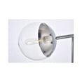 thumbnail image 3 of Eclipse 1 Light Chrome Floor Lamp With Clear Glass, 3 of 4