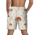 thumbnail image 4 of Fotbe Flat Mushrooms Men’s Swim Trunks Quick Dry Swim Shorts Board Shorts with Mesh Lining-X-Large, 4 of 9