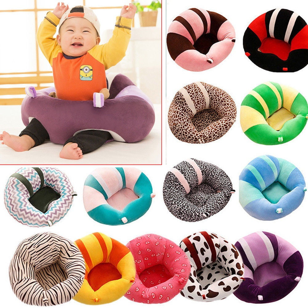 Kids Baby Support Seat Sit Up Soft Chair Cushion Sofa Plush Pillow Toy Bean Bag 