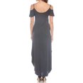 thumbnail image 3 of White Mark Women's Cold Shoulder Maxi Sundress, Sizes S-XL, 3 of 6