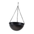 thumbnail image 1 of Maceta colgante decorativa, cesta de flores colgante, soporte para maceta, maceta colgante negro grande, 1 of 9