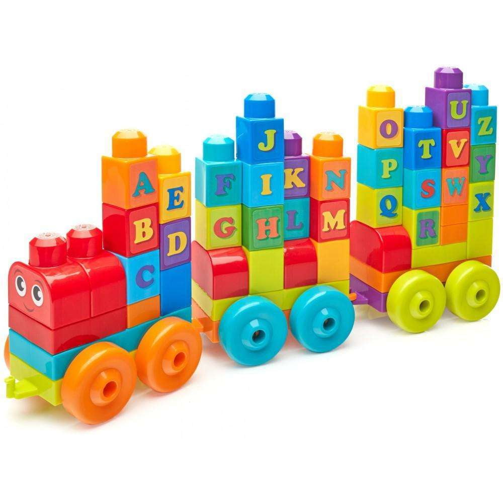 fisher price mega bloks abc learning train