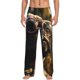 thumbnail image 1 of Balery Pug Wearing Sunglasses Flowers Pantalones de pijama para hombre, pijama ultraligero, pantalón de descanso-3X-Large, 1 of 6