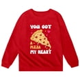 thumbnail image 4 of oqasdz Girls Hoodie Boys Valentine'S Day Graphic Hoodie Blend Long Sleeve Crewneck Sweatshirt Pullover Durable Soft Casual Streetwear, 4 of 4
