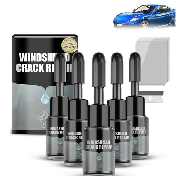 CrackFix Pro Kit, 2026 Upgrade Crack Fix Pro Windshield Repair, Car Windshield Crack Repair Kit, Car Glass Repairs Without Stress