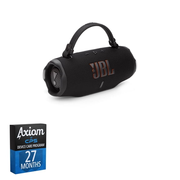 JBL Charge 6 Portable Bluetooth Speaker - Black 27-Month Axiom Care