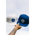 thumbnail image 3 of Gorra de golf Mizuno Crossed Clubs Snapback para mujer, color blanco, 3 of 5