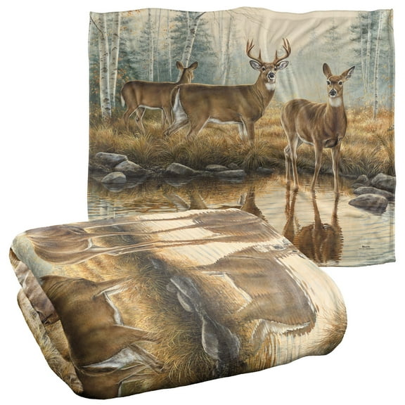 Wild Wings Autumn Reflections 2 Officially Licensed Silky Touch Super Soft Throw Blanket 50' x 60'