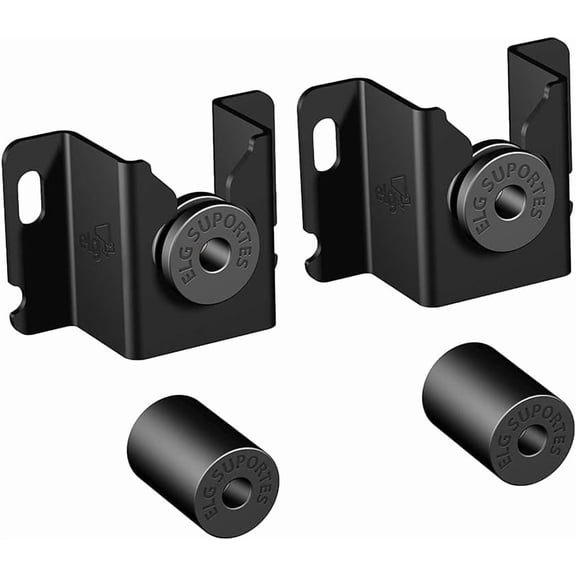 ELG Fixed TV Wall Mount Bracket for 14–75 in TVs, Low-Profile Steel Design, Universal VESA, Quick-Release Lock