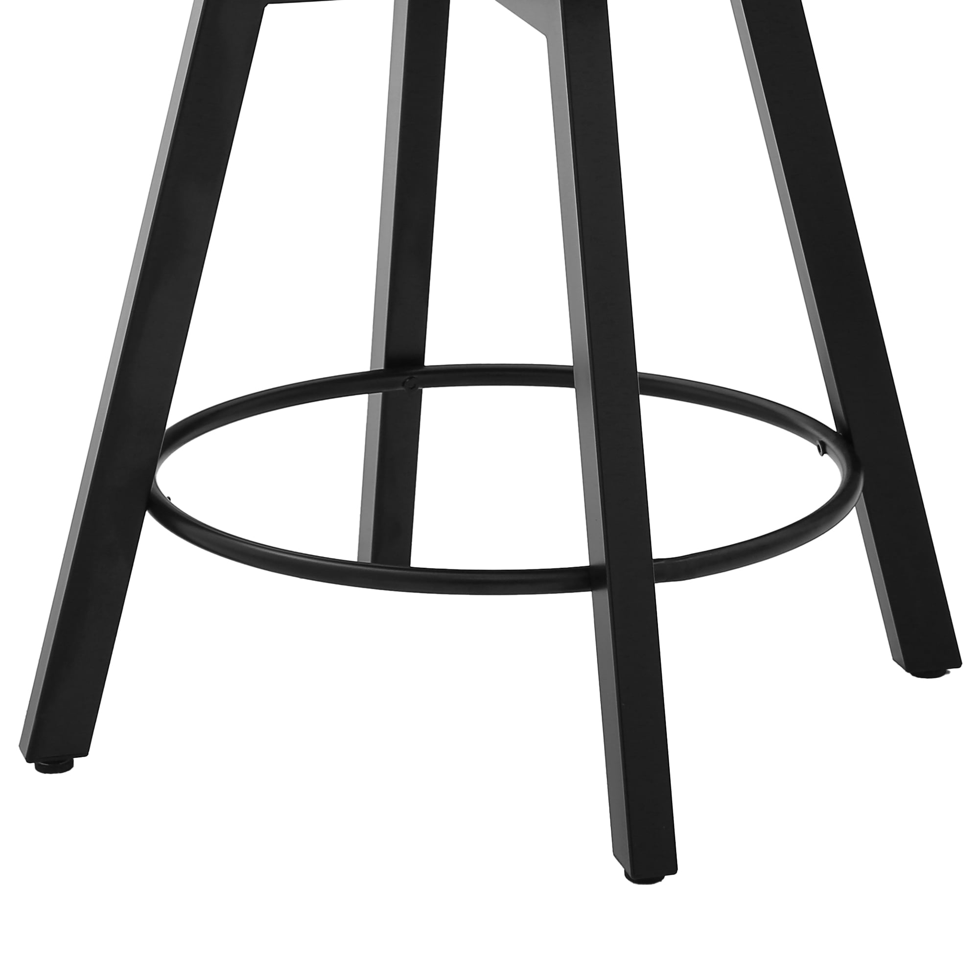 Dycanpo 26''H Swivel Counter Height Bar Stools with Back Dining Chair for Home Kitchen Island, Brown