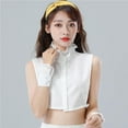 thumbnail image 2 of YEKEYI Fake Collar Shirt Victorian Chiffon Half Shirt Collar False Sleeve Cuffs Collar for Women, 2 of 9