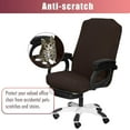 2 Pack Office Chair Cover, Stretchable Desk Chair Cover Removable