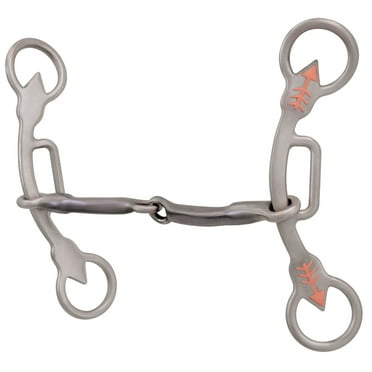Metalab Emilie Veillette Marley Smooth Gag Bit, Stainless Steel, 5 1/8"
