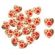 thumbnail image 1 of 30 cuentas de huella de pata de perro en forma de corazón, con agujero grande, de metal, para hacer pulseras y joyas hechas a mano, 1 of 7