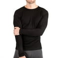 thumbnail image 2 of MERIWOOL Men's Merino Wool Midweight Baselayer Crew - X-Large - Black, 2 of 7