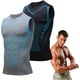 thumbnail image 1 of Maynox Camiseta de compresión, camiseta sin mangas con forma iónica, camiseta de compresión de manga corta para hombre, 1 of 7