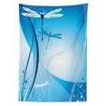 thumbnail image 3 of Ambesonne Dragonfly Tablecloth Rectangular Table Cover, Underwater Sea Life, 52"x70", Sky and Violet Blue, 3 of 4