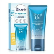 Bior UV, SPF 30 Japanese Moisturizing Face Sunscreen For Sensitive Skin, Non-Comedogenic, Dermatologist Tested, Vegan Friendly, Cruelty Free, 1.7 Oz