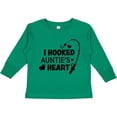 thumbnail image 3 of Inktastic I Hooked Auntie's Heart with Fishing Rod Boys or Girls Long Sleeve Toddler T-Shirt, 3 of 5