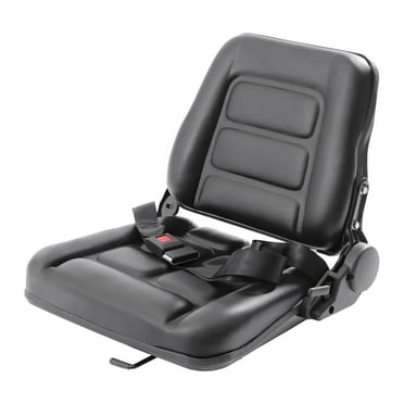SHZICMY Universal Forklift Seat Fits For Clark Cat Hyster Yale Toyota Mitsubishi Black
