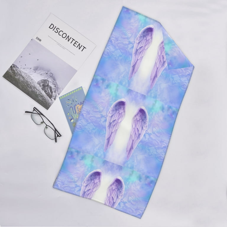 Home Towels Lilac Angel Wings Absorbent Hanging Hand Towel Small