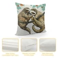 thumbnail image 4 of ONETECH Valentines Day Gifts,Wild Animal Sloths Boop Love Kiss Heart Throw Pillow Covers,Love Quote Decorative Throw Pillow Cases  for Rustic Home Bedroom Living Room Girls Room, 4 of 5