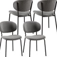 thumbnail image 6 of Gray Plaid Chairs, Flexible Set Options | Ideal for Home or Restaurant, Cater to Needs, 6 of 6