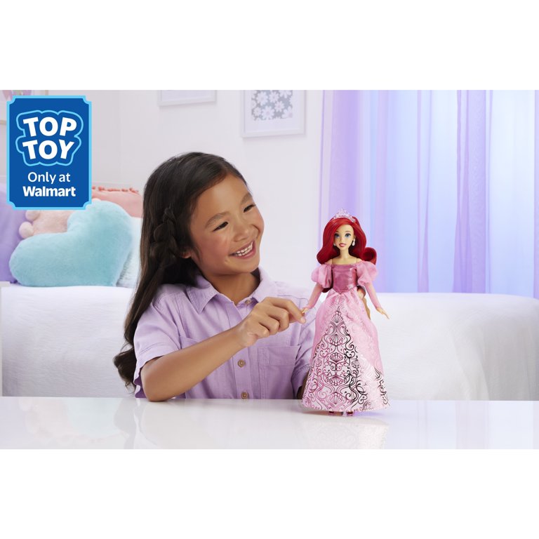 Disney Princess Enchanted Stories Ariel Fashion Doll with Sparkling Dress & Accessories, Posable - Walmart.com Disney Princess Enchanted Stories Ariel Fashion Doll with Sparkling Dress & Accessories, Posable - Walmart.com