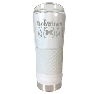 Michigan Wolverines 22oz. Diamond Bottom Stainless Steel Tumbler