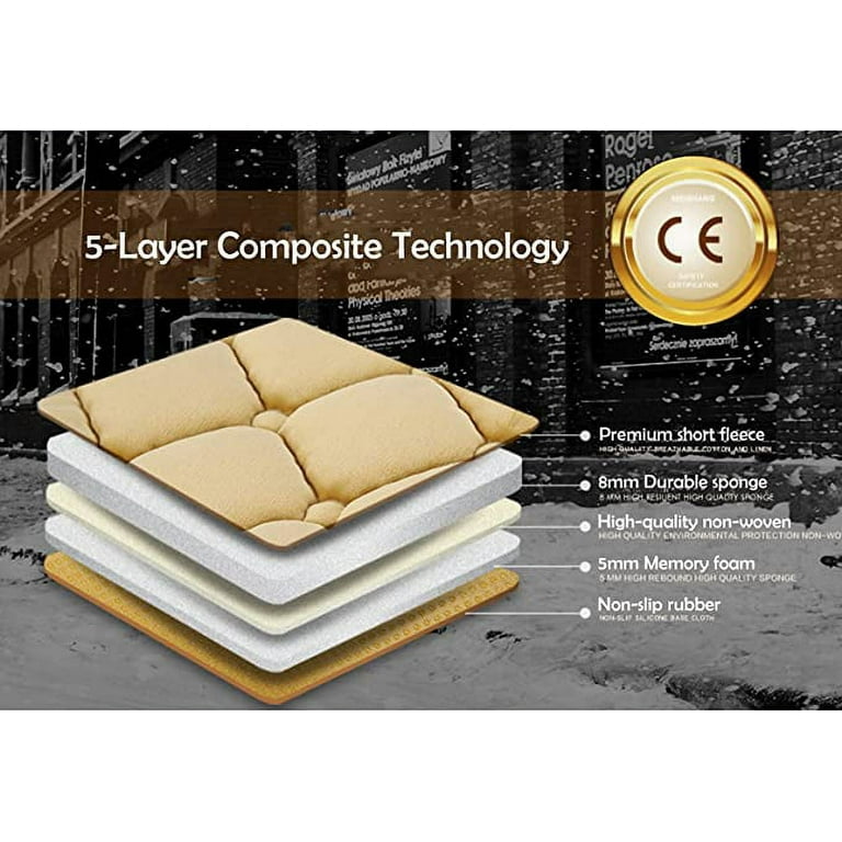 2 Pack Comfort Seat Cushion - Memory Foam Tailbone Pillow Pad for