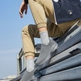 thumbnail image 6 of AMANSSE Men's Air Cushion Sock Shoes Non Slip Lightweight Casual Sneakers Comfortable Tennis Workout Running Shoes Dark Grey Size 12, 6 of 6