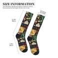 thumbnail image 2 of Compression Socks For Women And Men - Stamp Pattern Italian Compression Socks Circulation For Workout, 2 of 2