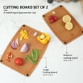 thumbnail image 5 of Hansmart 2 Pack Composite Cutting Boards , with Handles & Juice Grooves, Dishwasher Safe, M + L, Mom, 5 of 7