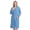 Haze Blue, variant on Women's Towel Robe, Soft Absorbent Kimono Bathrobe, Quick Dry – S/M, Light Pink