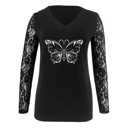 

Gubotare Womens Fall Fashion 2022 Women s Crewneck Shirts Causal Long Sleeve Slim Fit Underscrub Winter Basic Tee Tops Black M