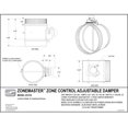 thumbnail image 4 of Suncourt ZC210 ZoneMaster Amortisseur de Flux d'Air Normalement Fermé à Angle Réglable 10 Pouces, 4 of 4