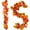 Orange, variant on Inadays 11.5Ft Fall Decor, 2 Pack Fall Garland for Mantle, Fall Decorations for Home, Thanksgiving Decor for Thanksgiving Decorations Indoor, Autumn Garland for Autumn Decor Outdoor