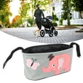 thumbnail image 1 of Qiilu Stroller Strorage Bag With 4 Pockets Baby Stroller Hanging Bag For Mobile Phones, 1 of 1