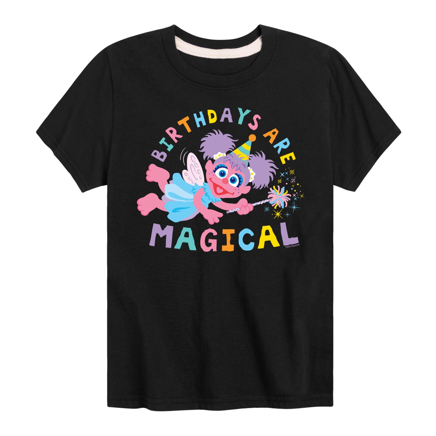 Sesame Street - Birthdays Are Magical - Toddler and Youth Short Sleeve Graphic T-Shirt