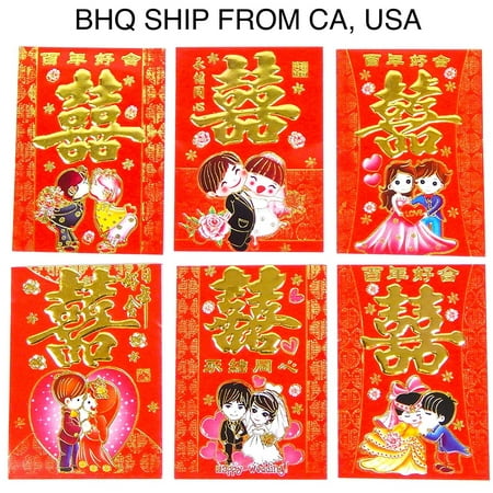 chinese red wedding envelopes 36 pcs dimension 4 1 2long x 3 1