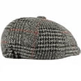 thumbnail image 6 of SikaFu Autumn Winter Wool Hat Flat Cap Retro Plaid Men Women Octagonal Newsboy Cap Plaid Artist Painter Hat Men Women Beret Cap, 6 of 6