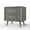 Lunar Gray, variant on Child Craft Cranbrook 2-Drawer Nightstand, Mid-Century Modern Style, Pine Wood Construction, Ebony
