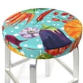 thumbnail image 3 of Naloa Vegetable Round Bar Stool Cushion Cover 12-14 inch, Fits Kitchen, Office, Restaurant Chairs - 14 inch, 3 of 7