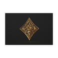 thumbnail image 1 of 3D Gold Diamonds Playing Card Canvas Wall Art for Home Decor Ready-to-Hang, 1 of 7