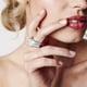 thumbnail image 1 of Xihbxyly Anillo En Forma de Corazón, Diseño Brillante de Diamante Galvanizado, Cómodo de Llevar, Regalo Ideal para Ella, Cumpleaños, Aniversario, San Valentín, Joyería para Mujer, Tamaño Ajustable, 1, 1 of 2